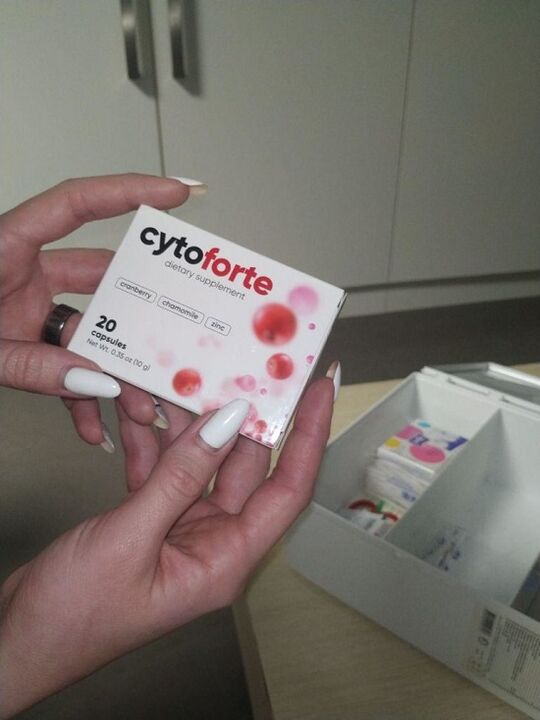 remedy for rapid treatment of cystitis Cyto Forte - personal experience of use